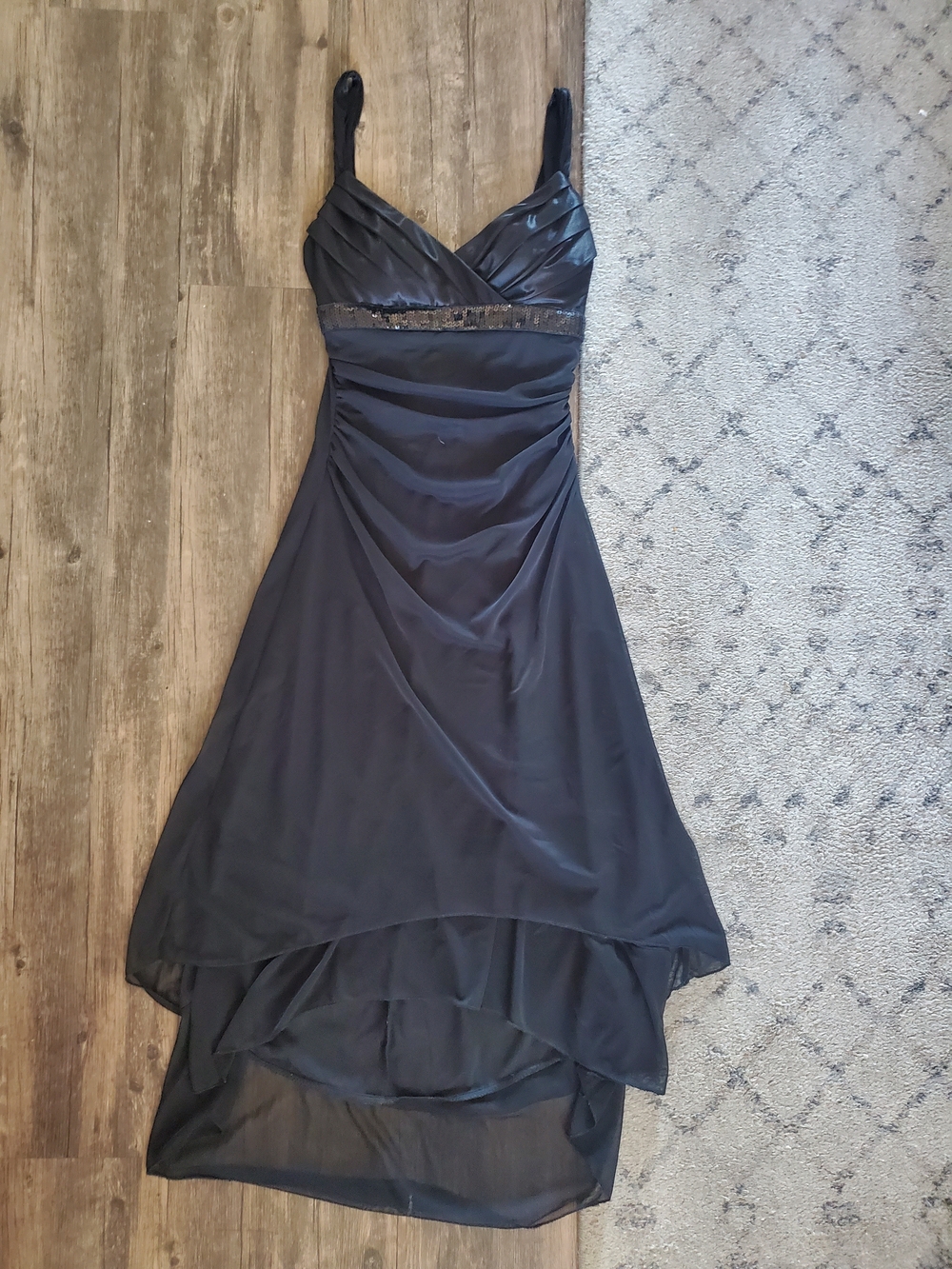 Vintage Y2k Black Prom Dress